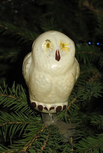 Новогодняя елочная игрушка - Сова