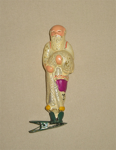 Новогодняя игрушка - Старик с неводом