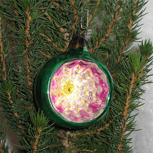 Шар с отражателем - Новогодняя игрушка