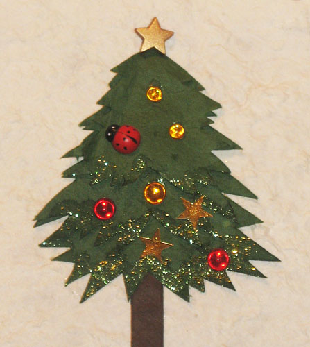   - Подарочная сумочка с нарядной ёлочкой