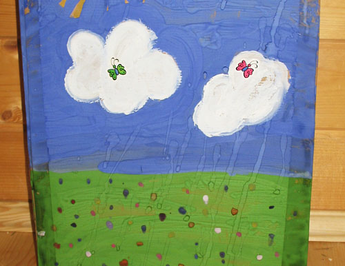 Самодельная картонная сумка для подарка