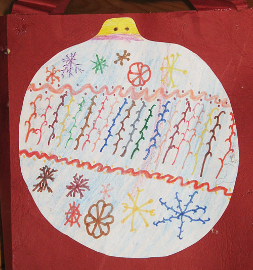 Бумажная сумка со звёздами