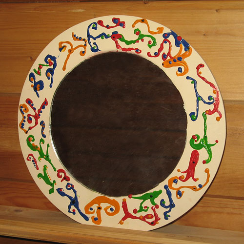 Расписная рама для зеркала